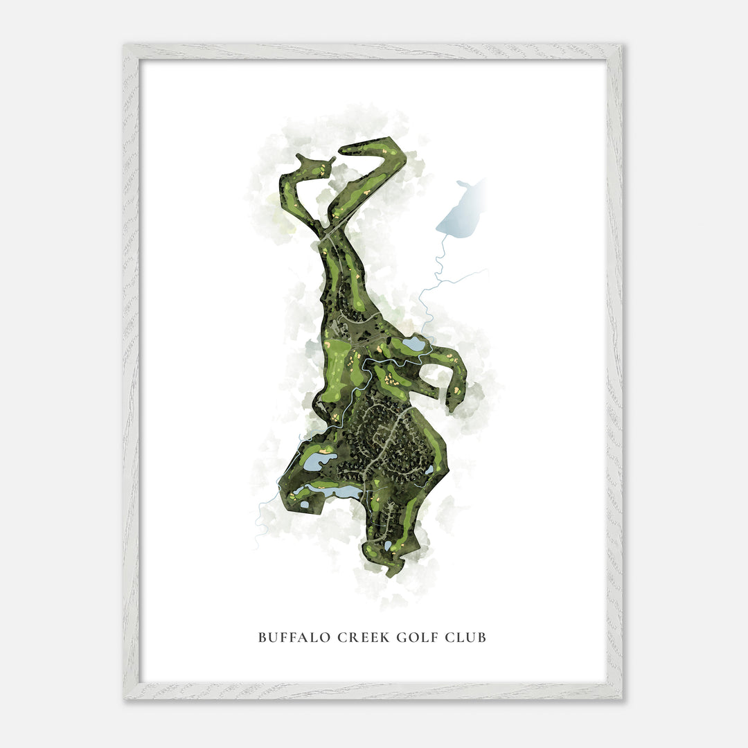 Print of Buffalo Creek Golf Club Classic Map