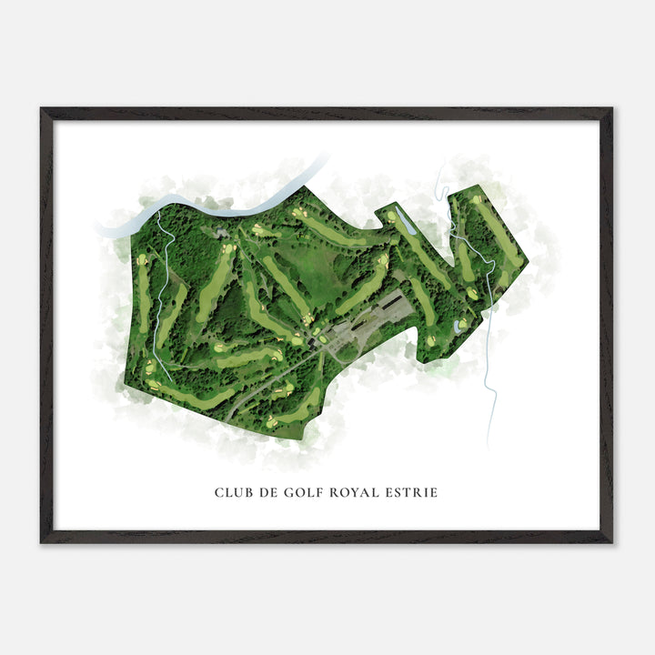 Print of Club De Golf Royal Estrie Classic Map