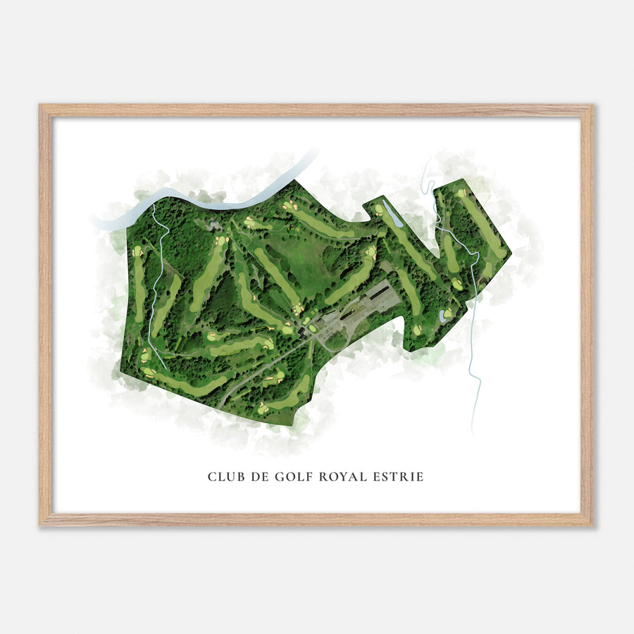 Print of Club De Golf Royal Estrie Classic Map