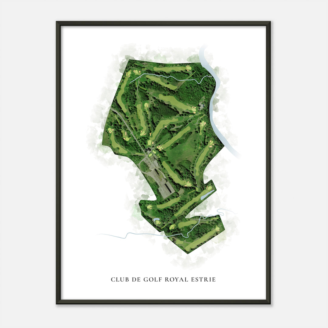 Print of Club De Golf Royal Estrie Classic Map