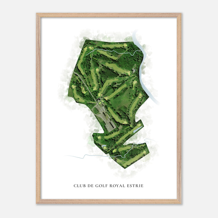 Print of Club De Golf Royal Estrie Classic Map