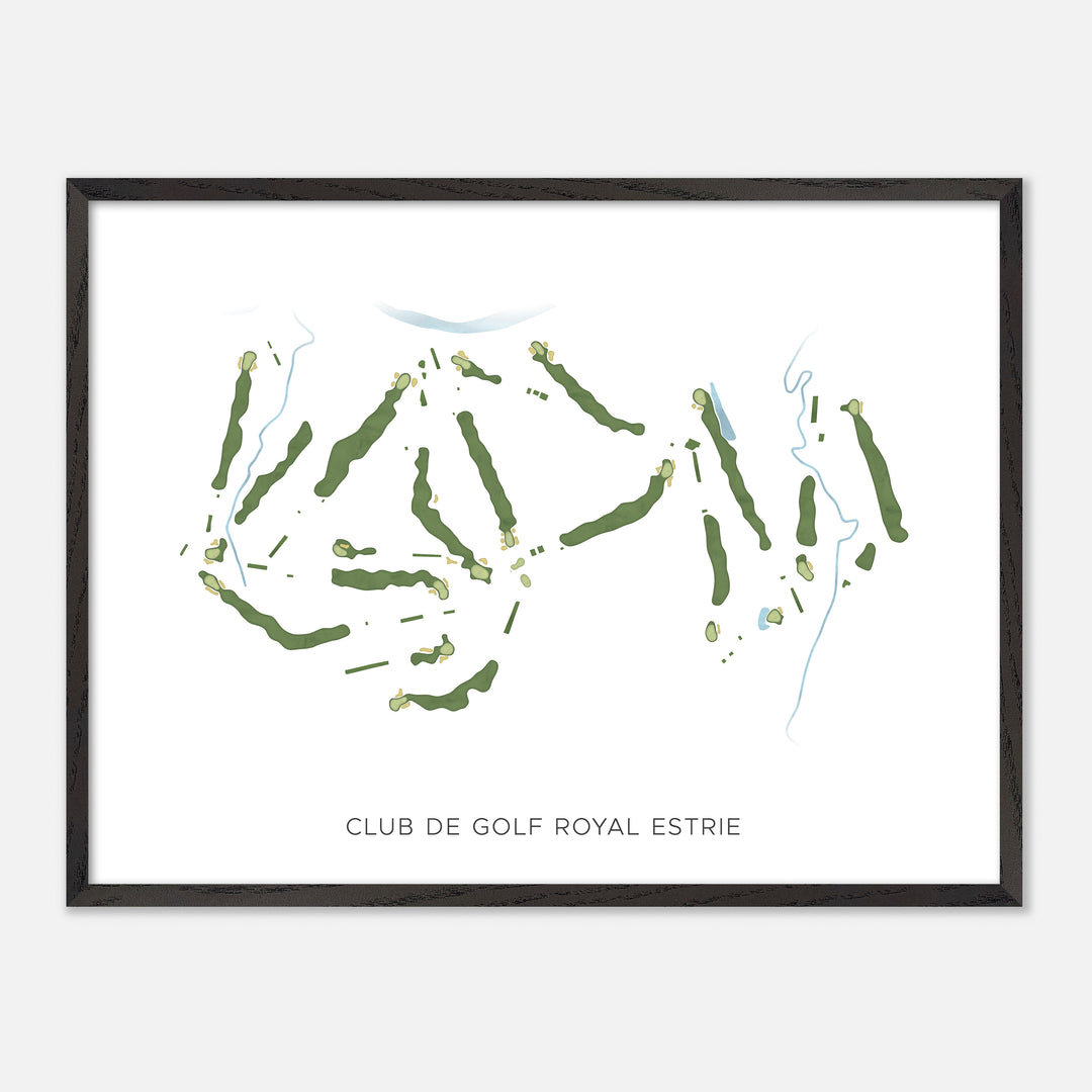 Print of Club De Golf Royal Estrie Modern Map