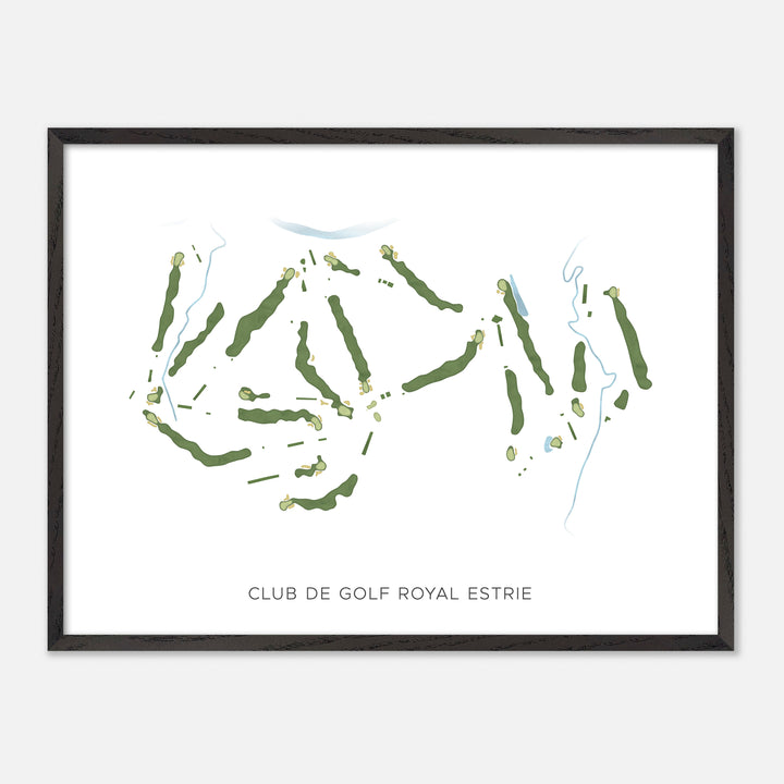 Print of Club De Golf Royal Estrie Modern Map
