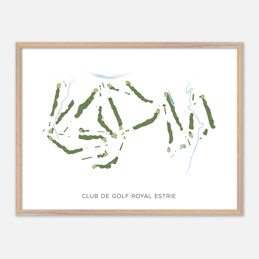 Print of Club De Golf Royal Estrie Modern Map