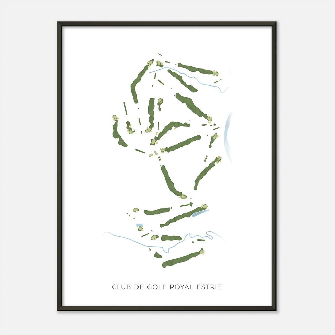 Print of Club De Golf Royal Estrie Modern Map
