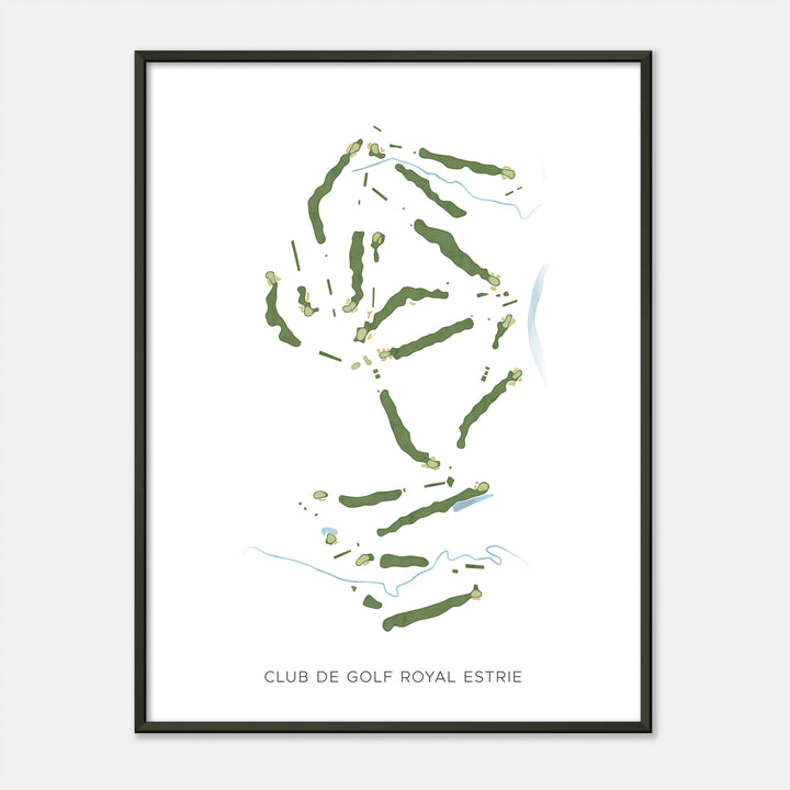Print of Club De Golf Royal Estrie Modern Map