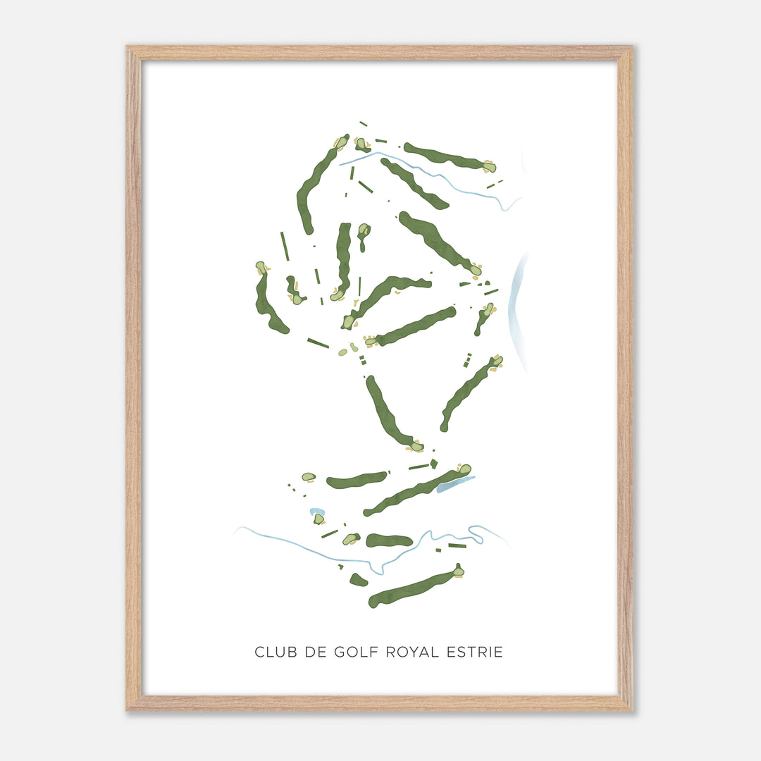 Print of Club De Golf Royal Estrie Modern Map