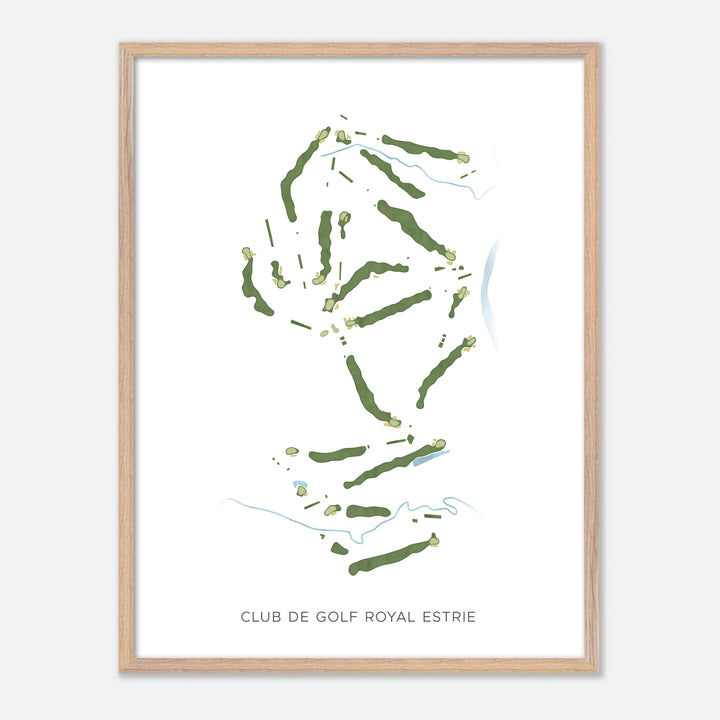 Print of Club De Golf Royal Estrie Modern Map