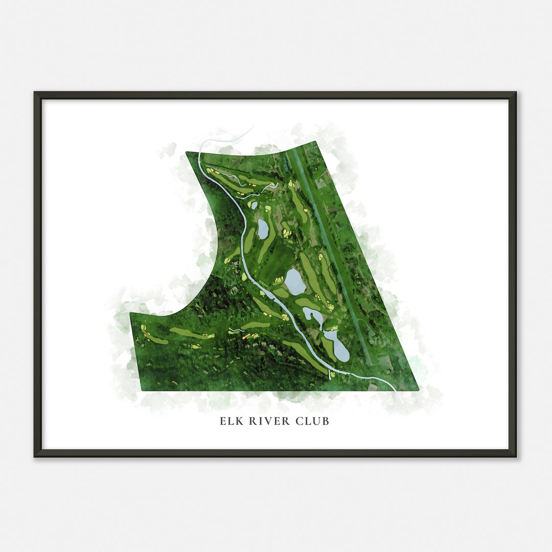 Print of Elk River Club Classic Map
