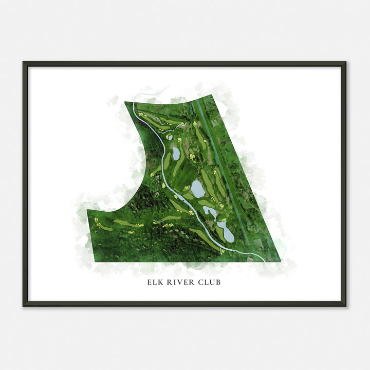 Print of Elk River Club Classic Map
