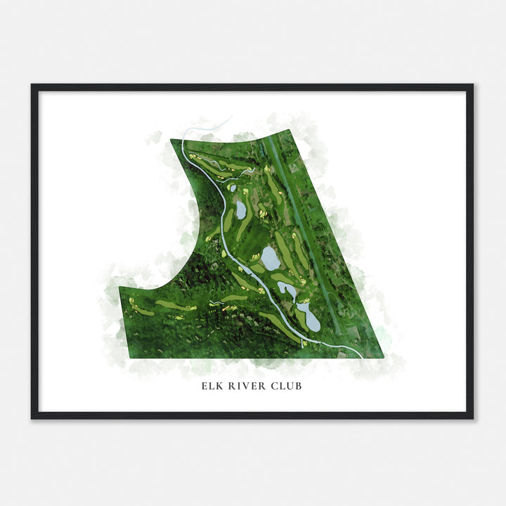 Print of Elk River Club Classic Map
