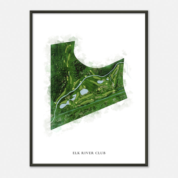 Print of Elk River Club Classic Map