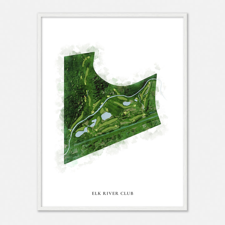 Print of Elk River Club Classic Map