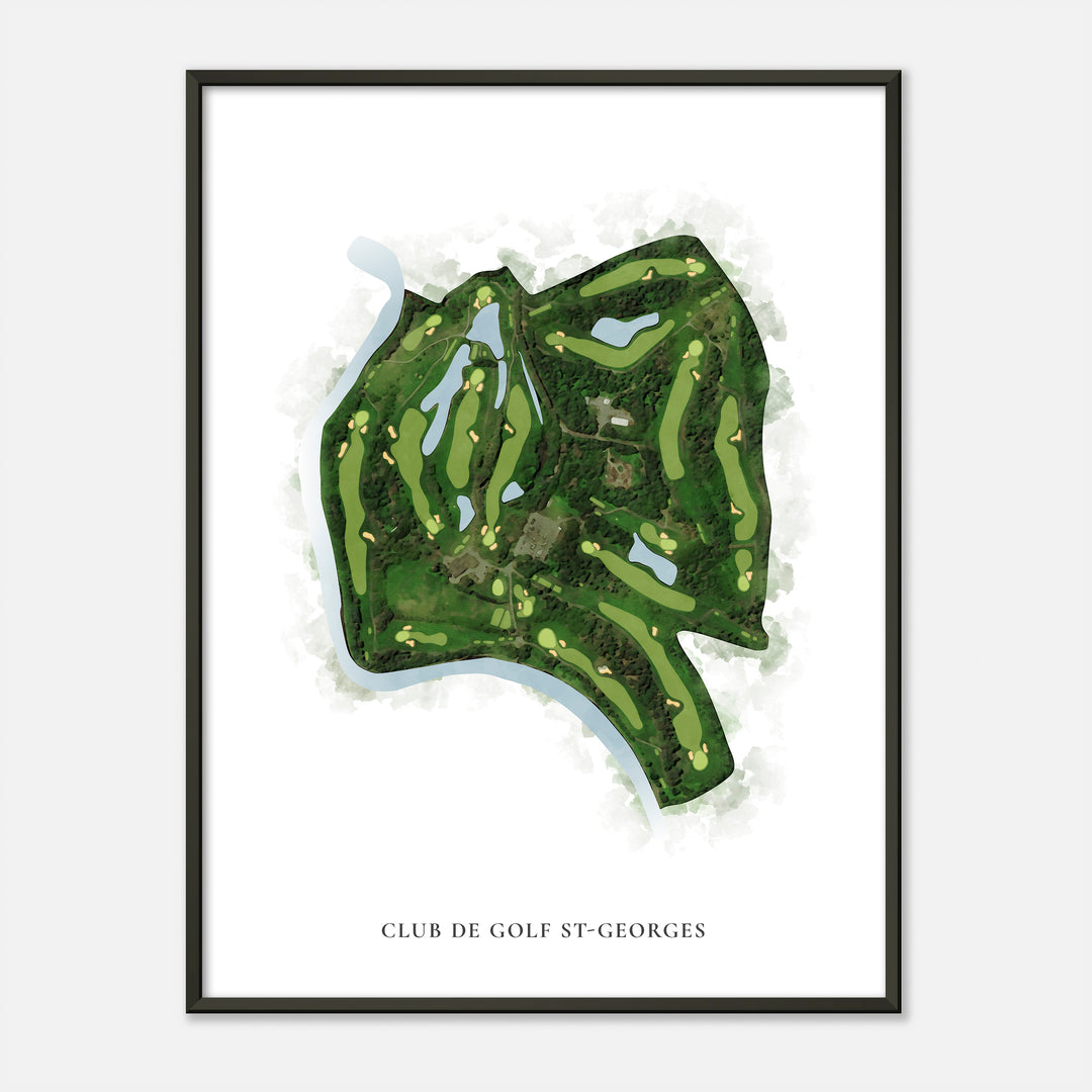 Print of Club de Golf St-Georges Classic Map