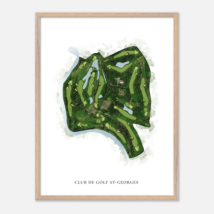 Print of Club de Golf St-Georges Classic Map