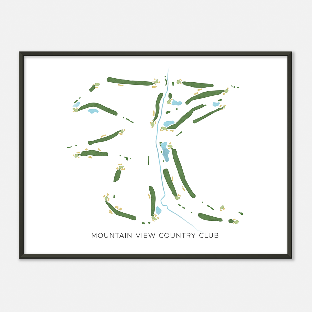 Mountain View Country Club, Pennsylvania - Modern Map