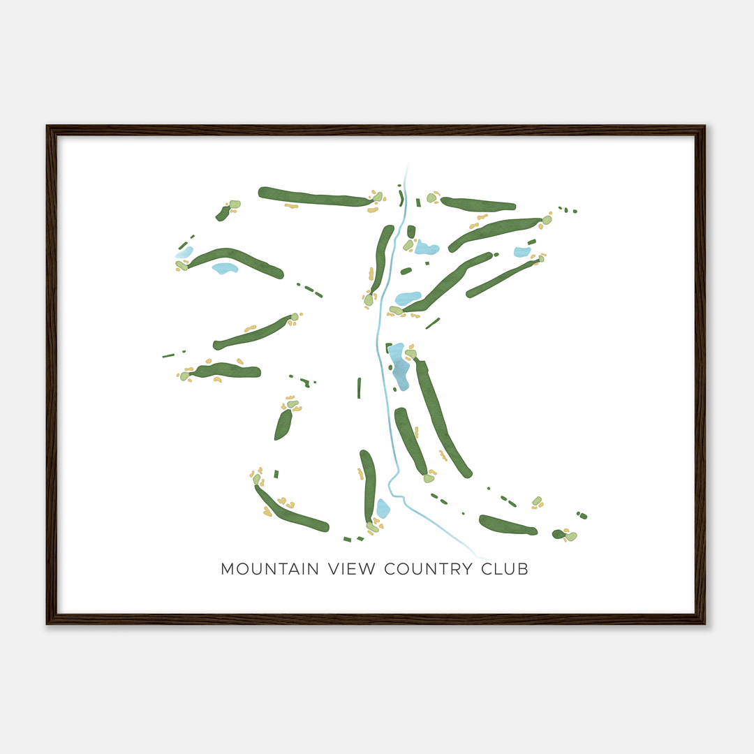 Mountain View Country Club, Pennsylvania - Modern Map