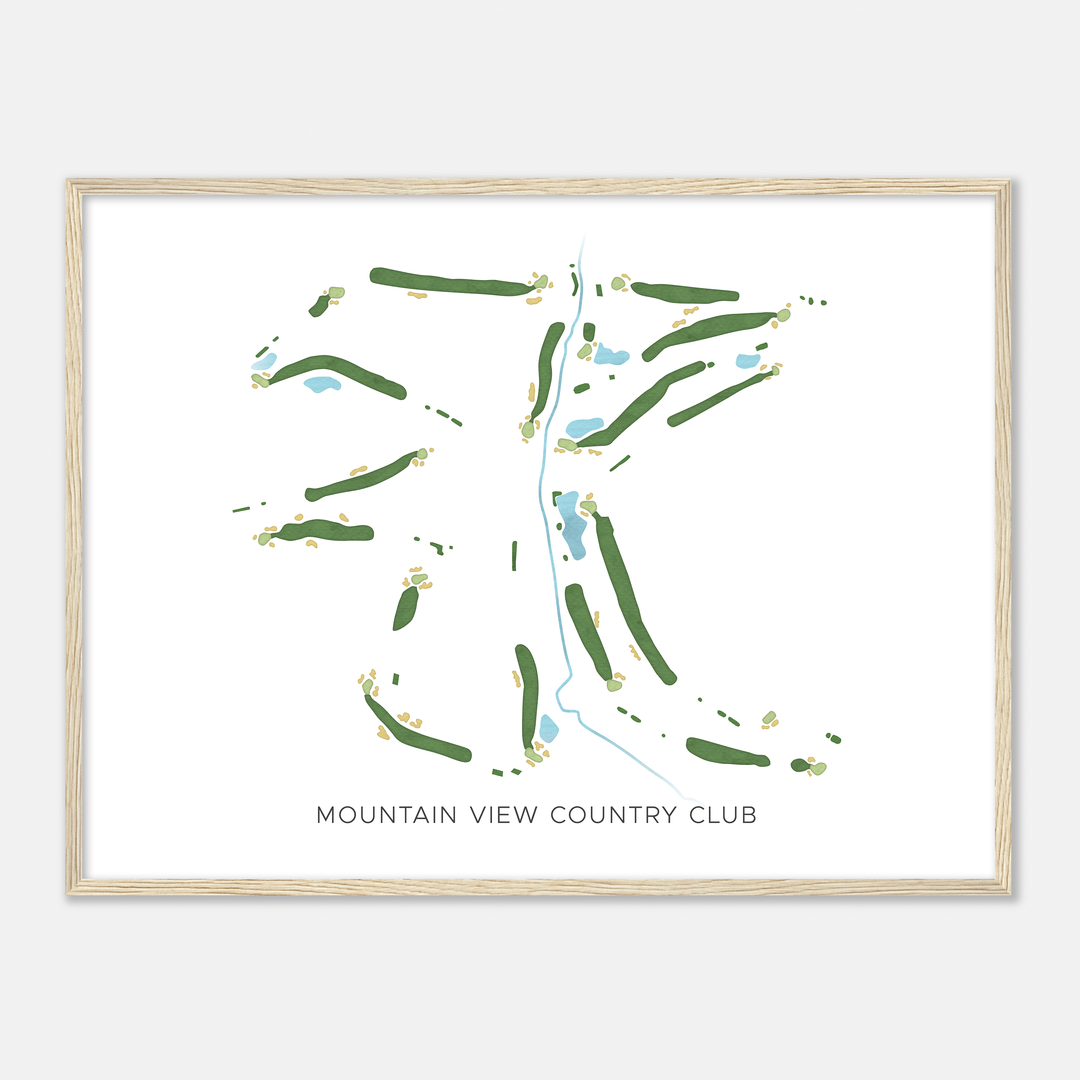Mountain View Country Club, Pennsylvania - Modern Map