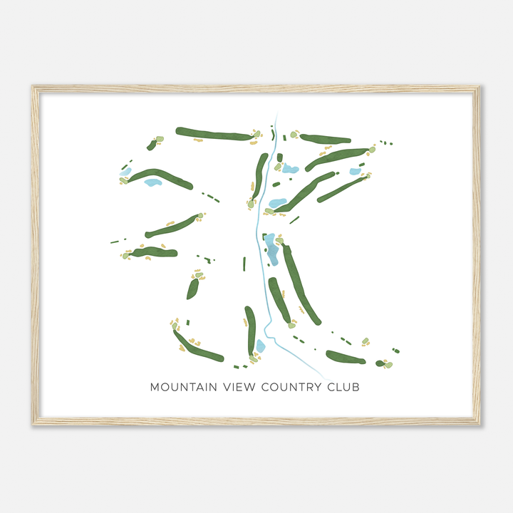 Mountain View Country Club, Pennsylvania - Modern Map