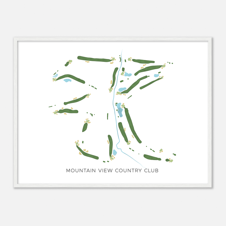 Mountain View Country Club, Pennsylvania - Modern Map