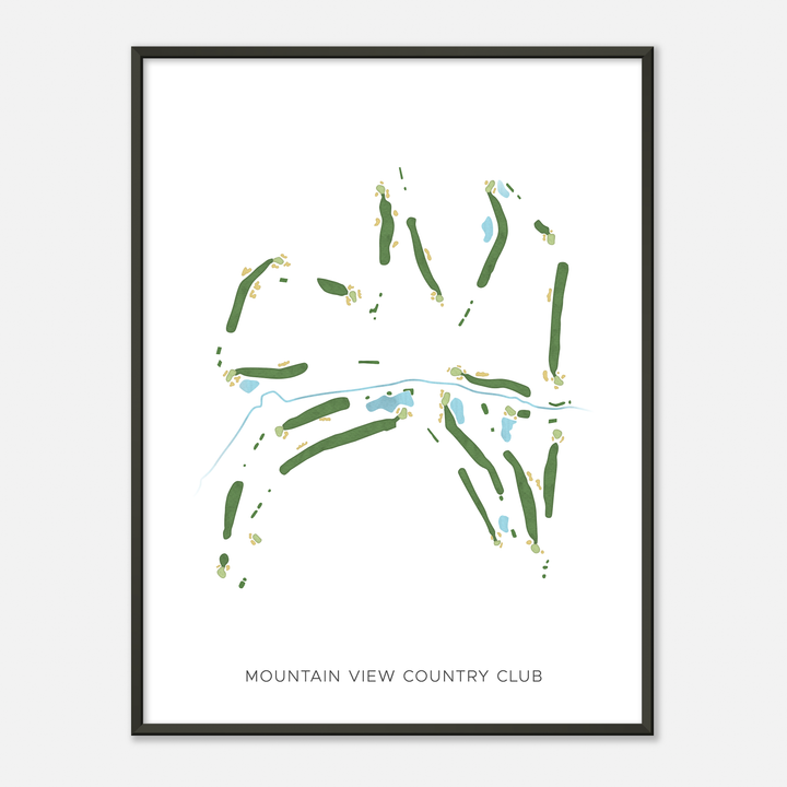 Mountain View Country Club, Pennsylvania - Modern Map