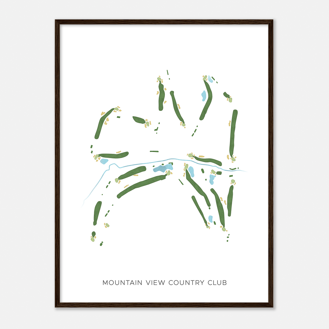 Mountain View Country Club, Pennsylvania - Modern Map