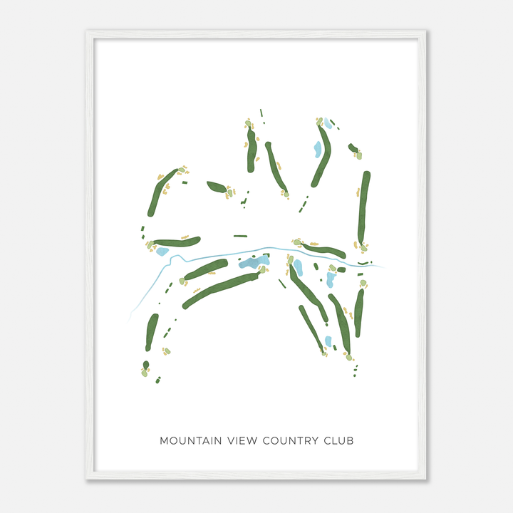Mountain View Country Club, Pennsylvania - Modern Map